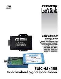 Thumbnail of document Manual - FLSC-45B High Performance Flow Signal Conditioners